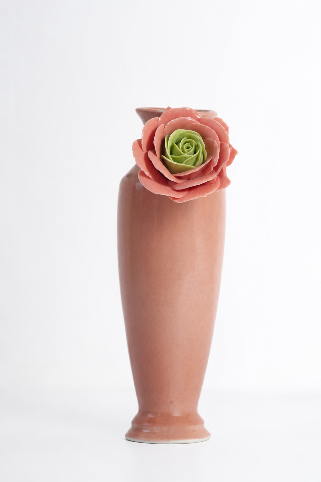 Blush Rosette Vase