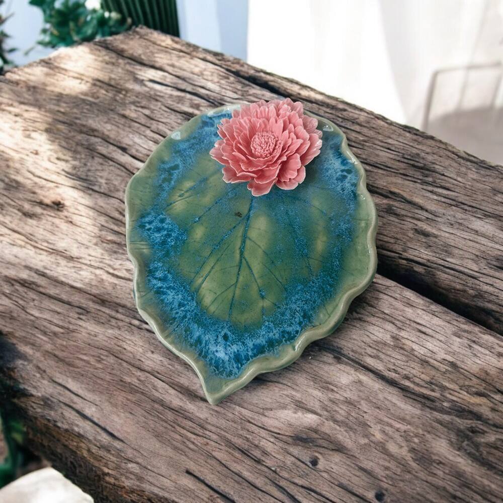 Peony Leaf Plate