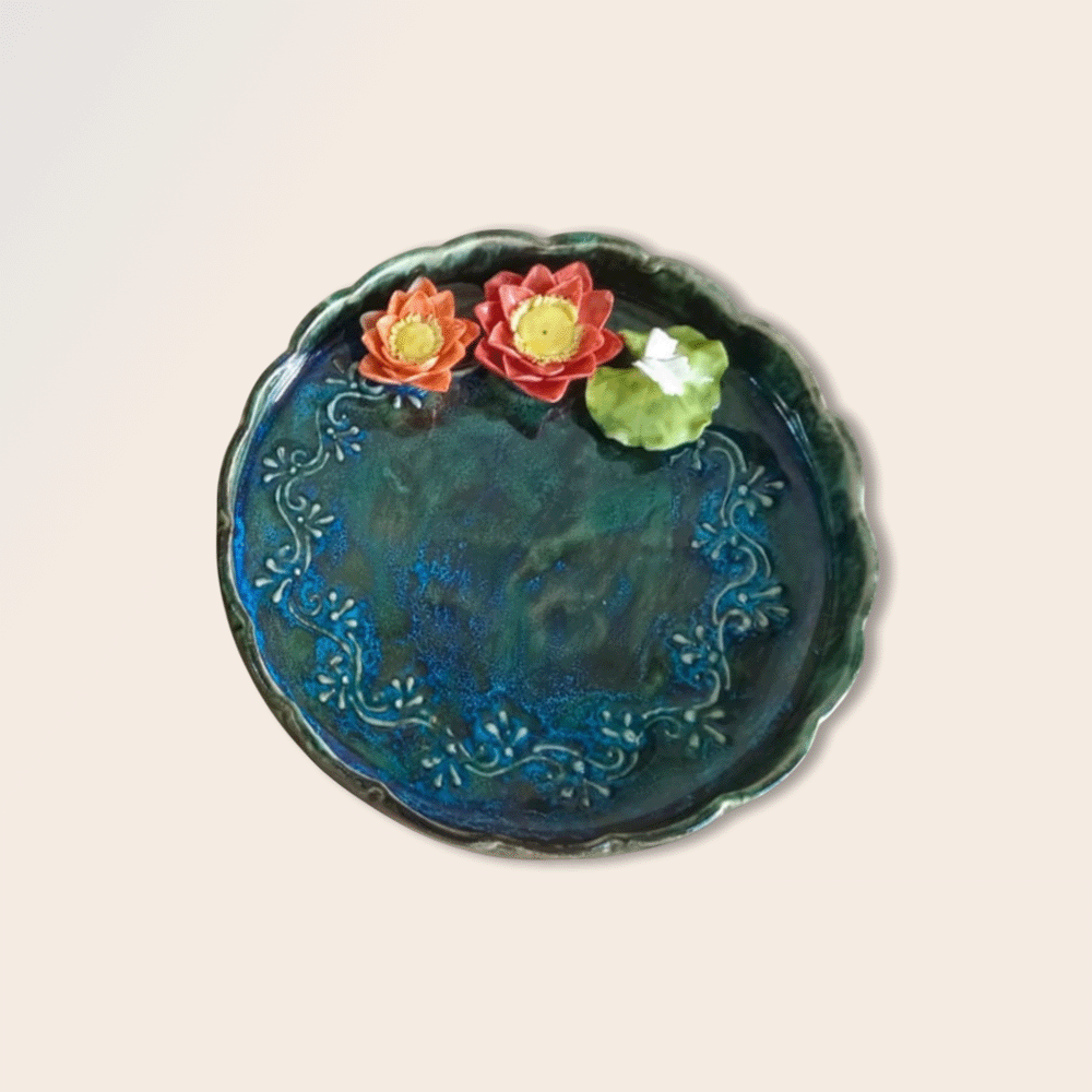 Lotus Pooja Thali
