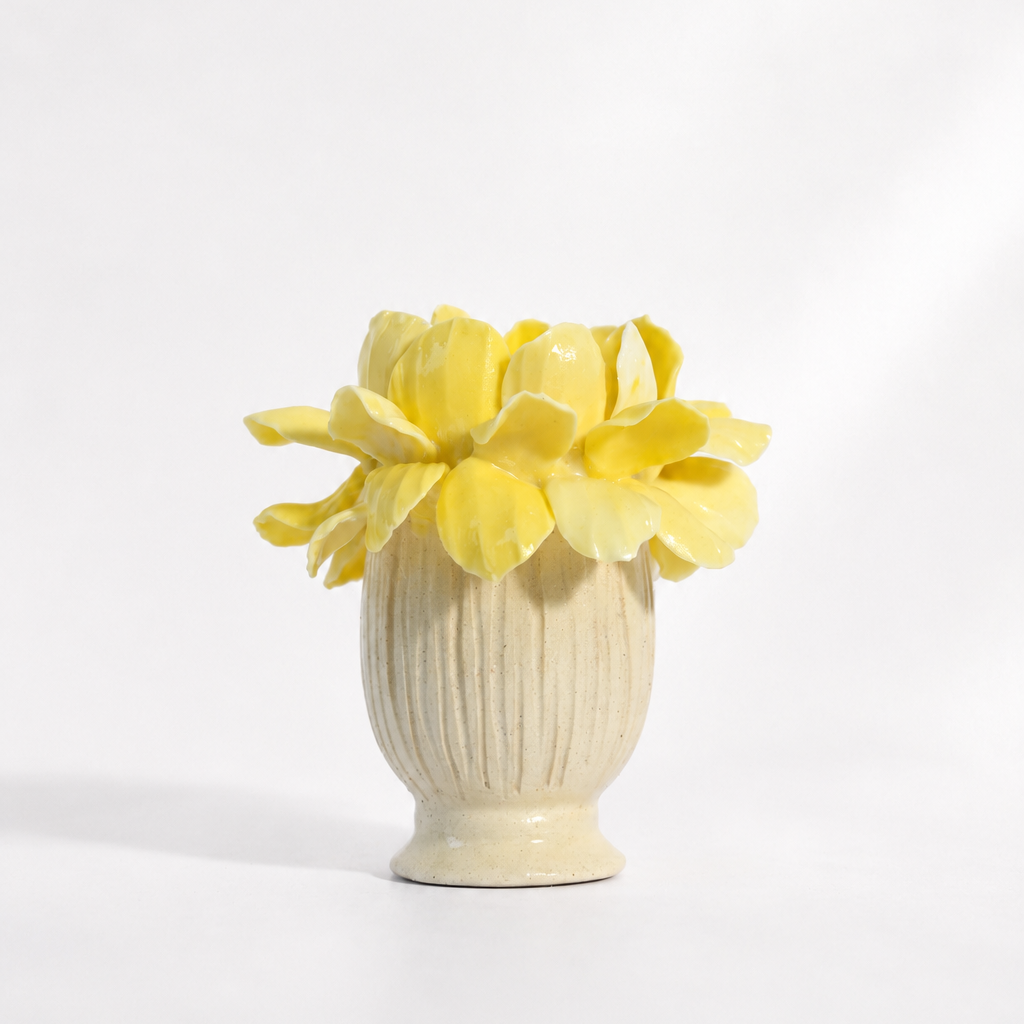 Sunlit Crown Vase