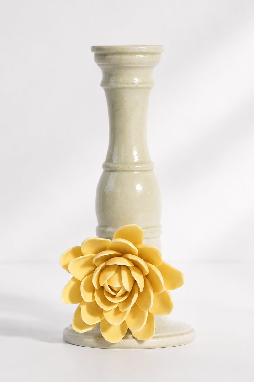 Golden Petal Vase