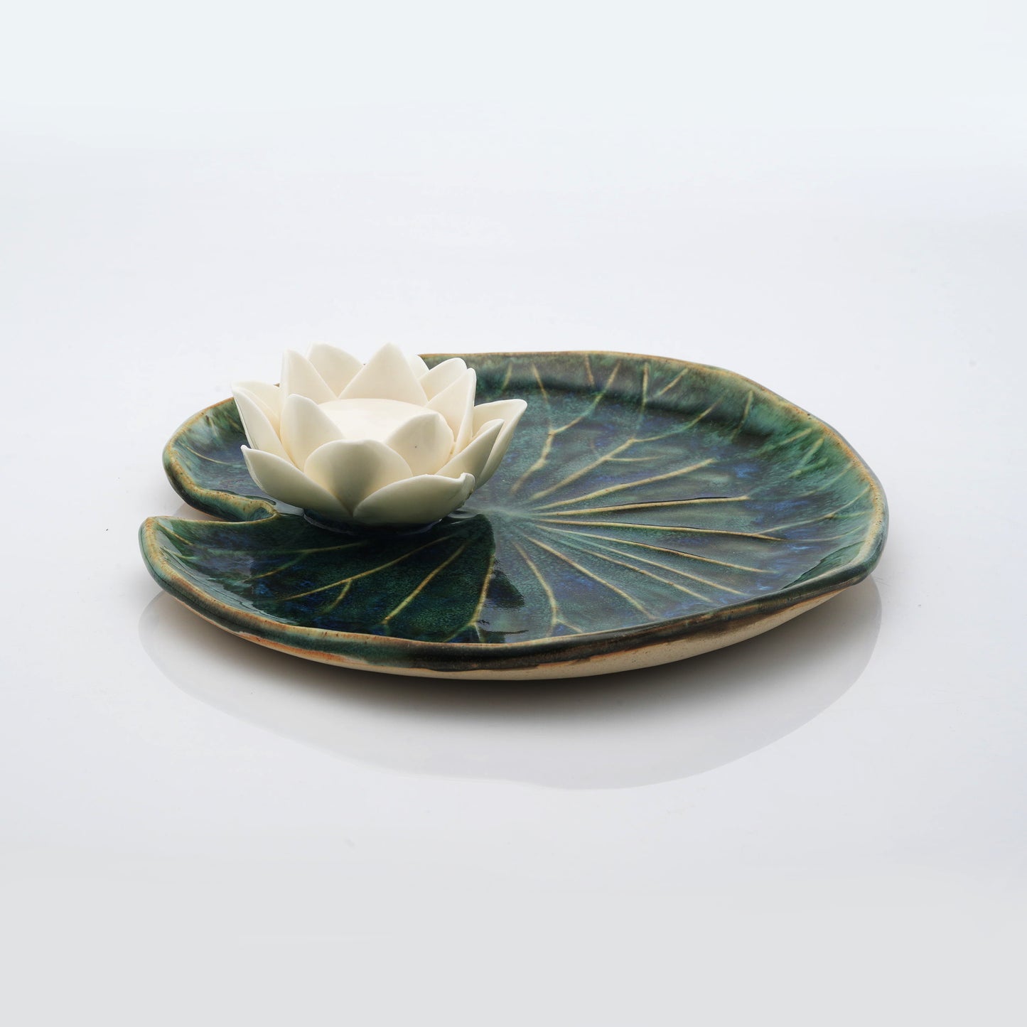 Lotus Leaf Tea Light Candle Holder