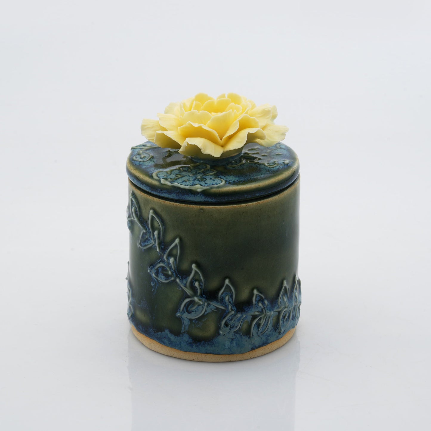 Peony Flower Candle Jar