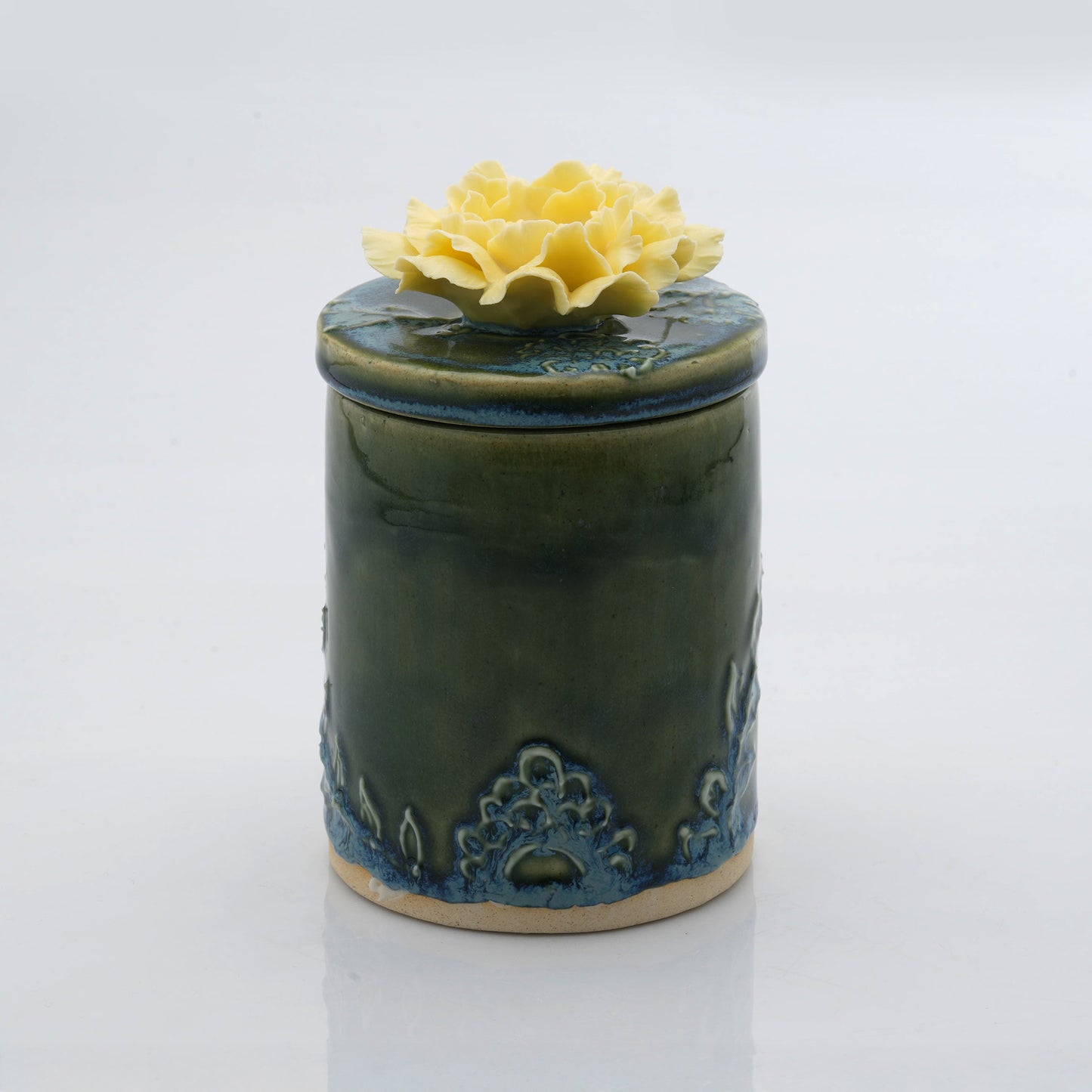 Peony Flower Candle Jar