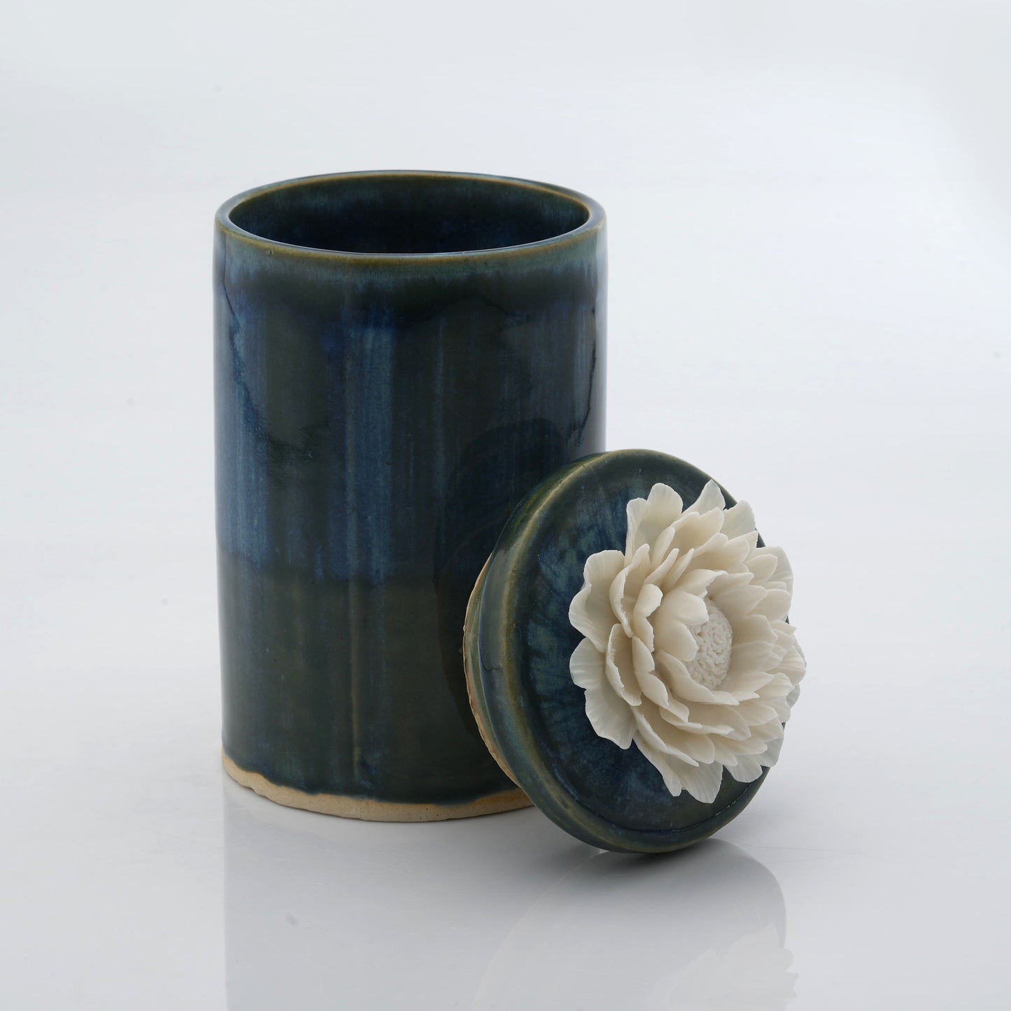 Peony Flower Candle Jar
