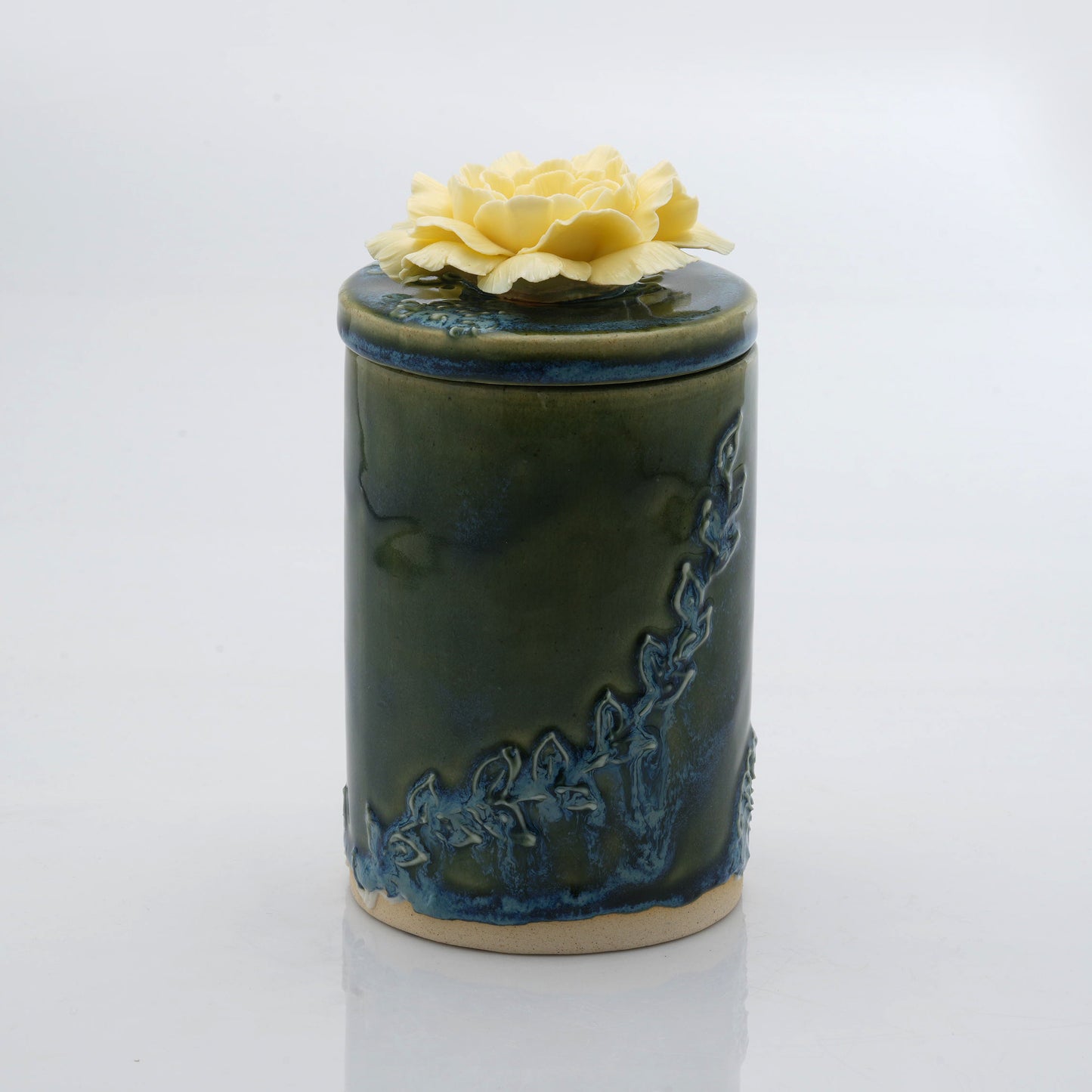 Peony Flower Candle Jar