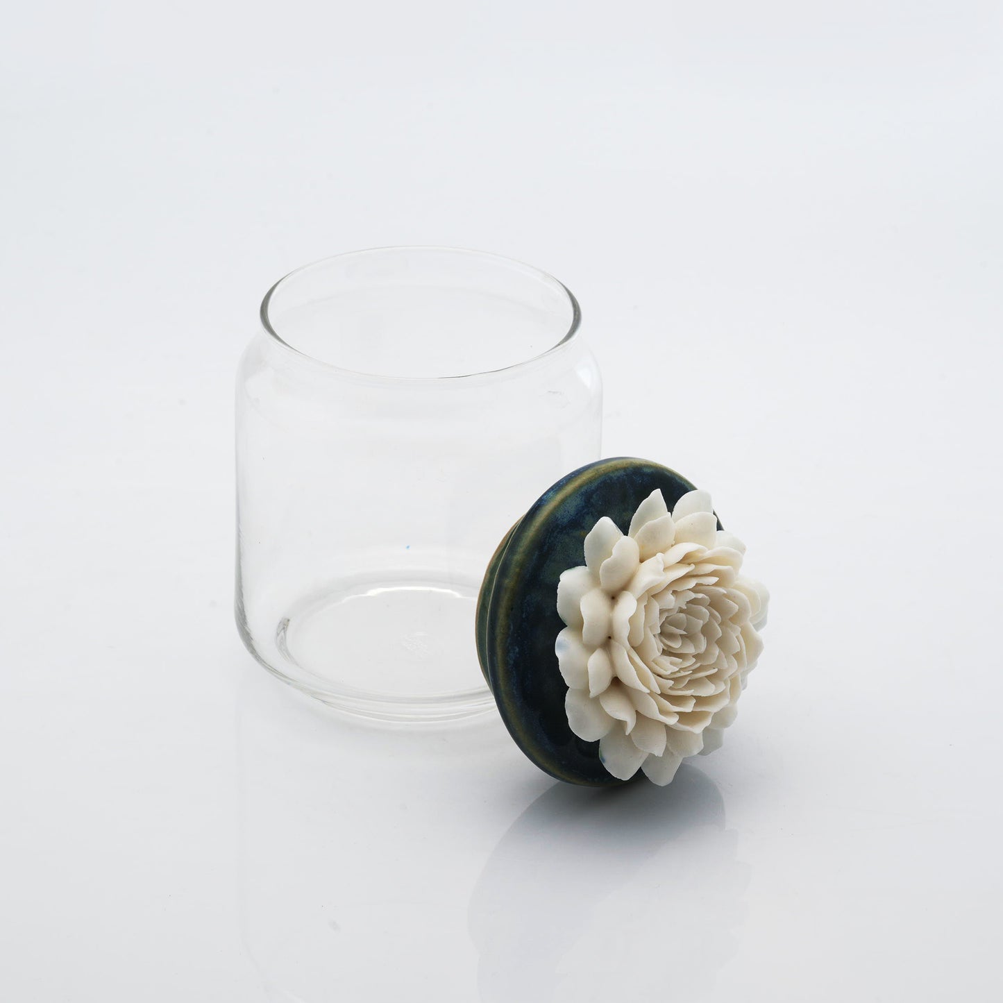 Gardenia Glass Candle Jar