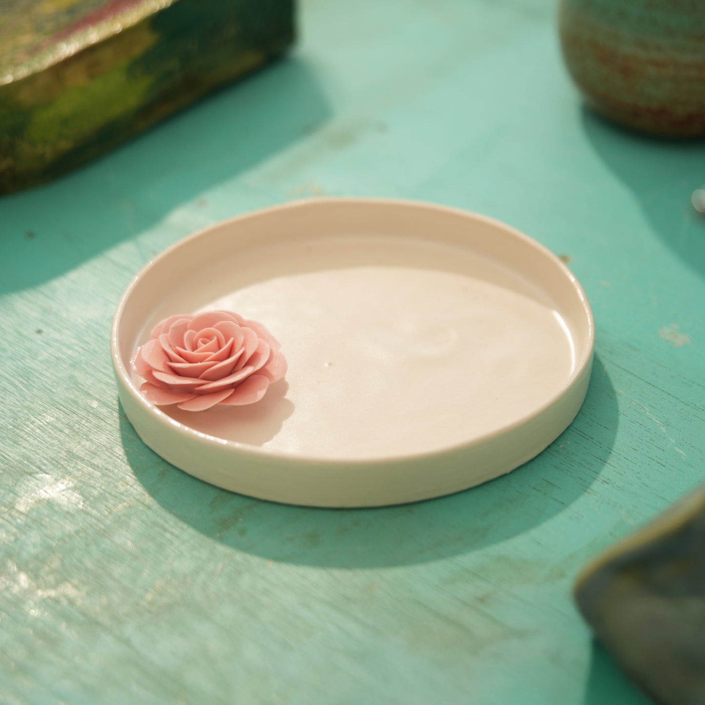 Peony Pooja Thali