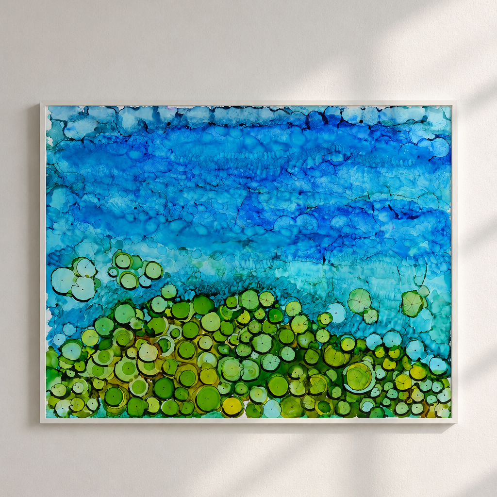 Shoreline Reverie Wall Painting