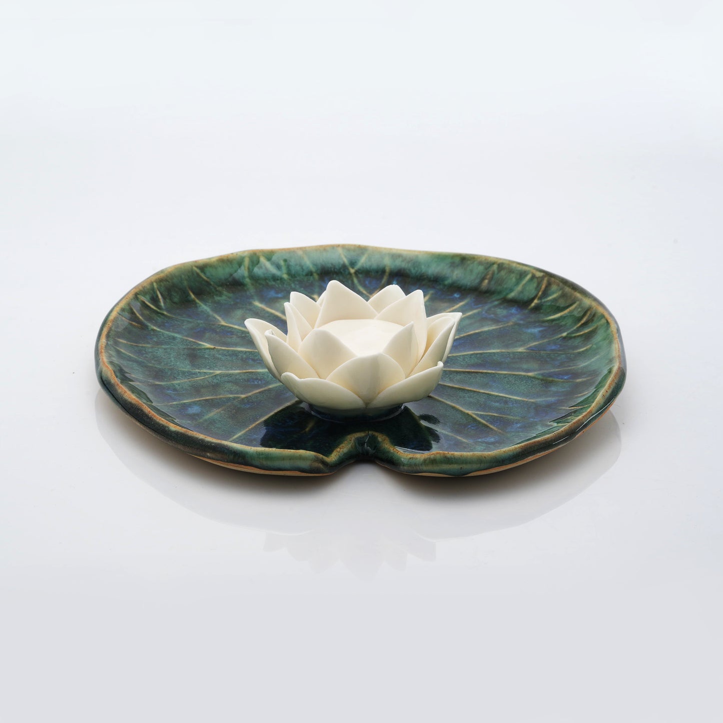 Lotus Leaf Tea Light Candle Holder