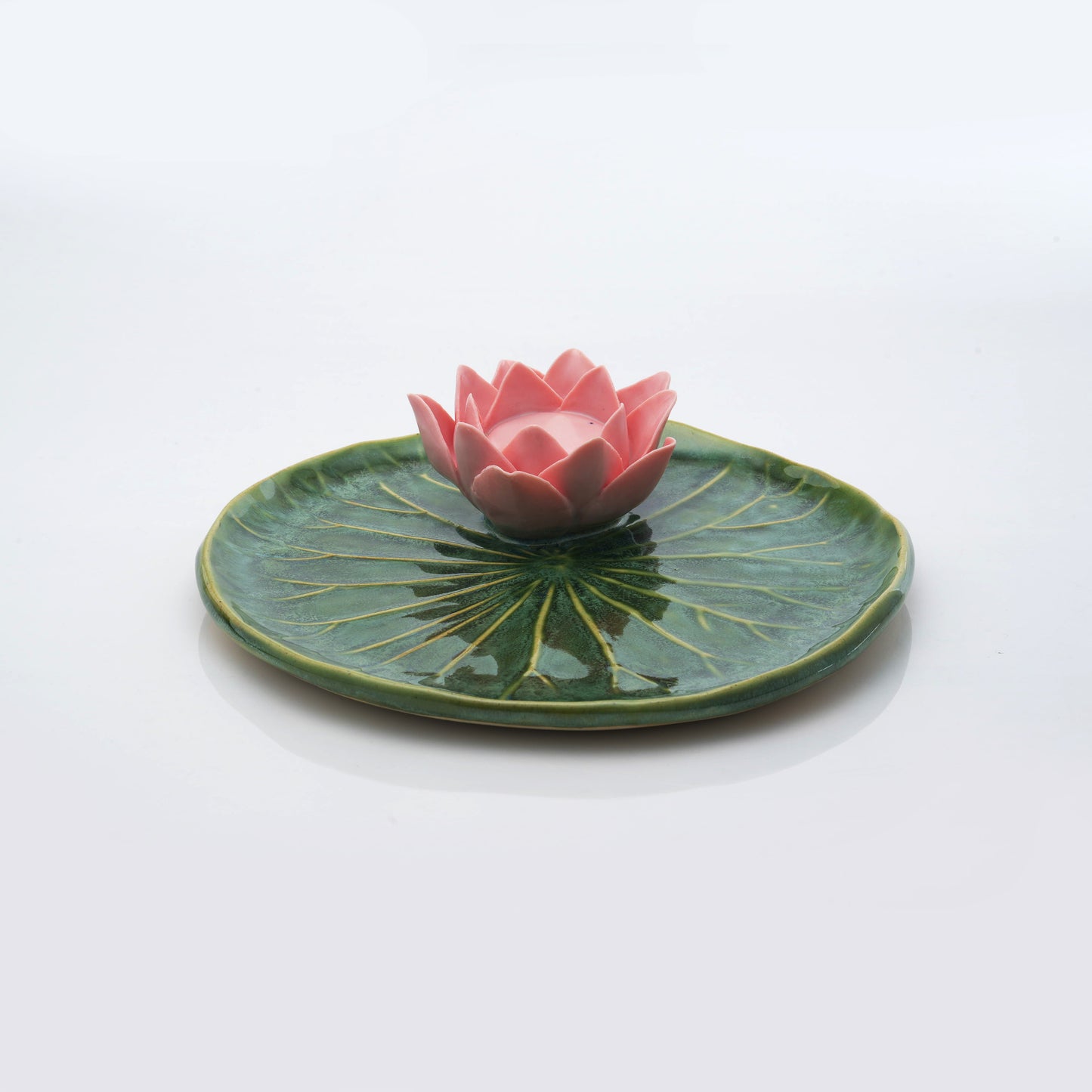 Lotus Leaf Tea Light Candle Holder