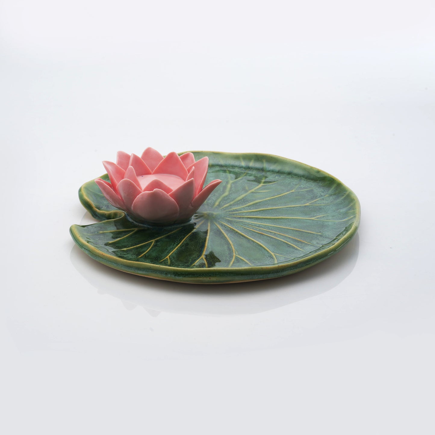 Lotus Leaf Tea Light Candle Holder