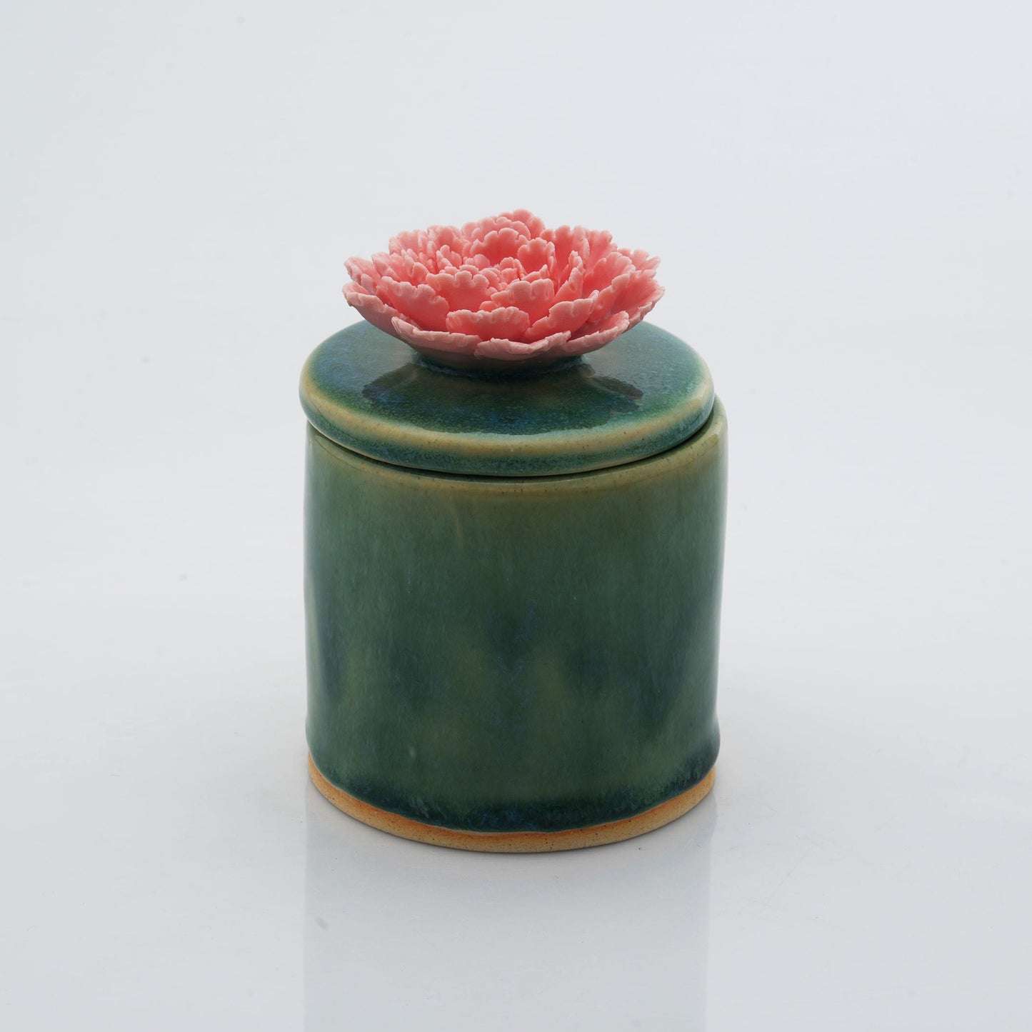 Peony Flower Candle Jar
