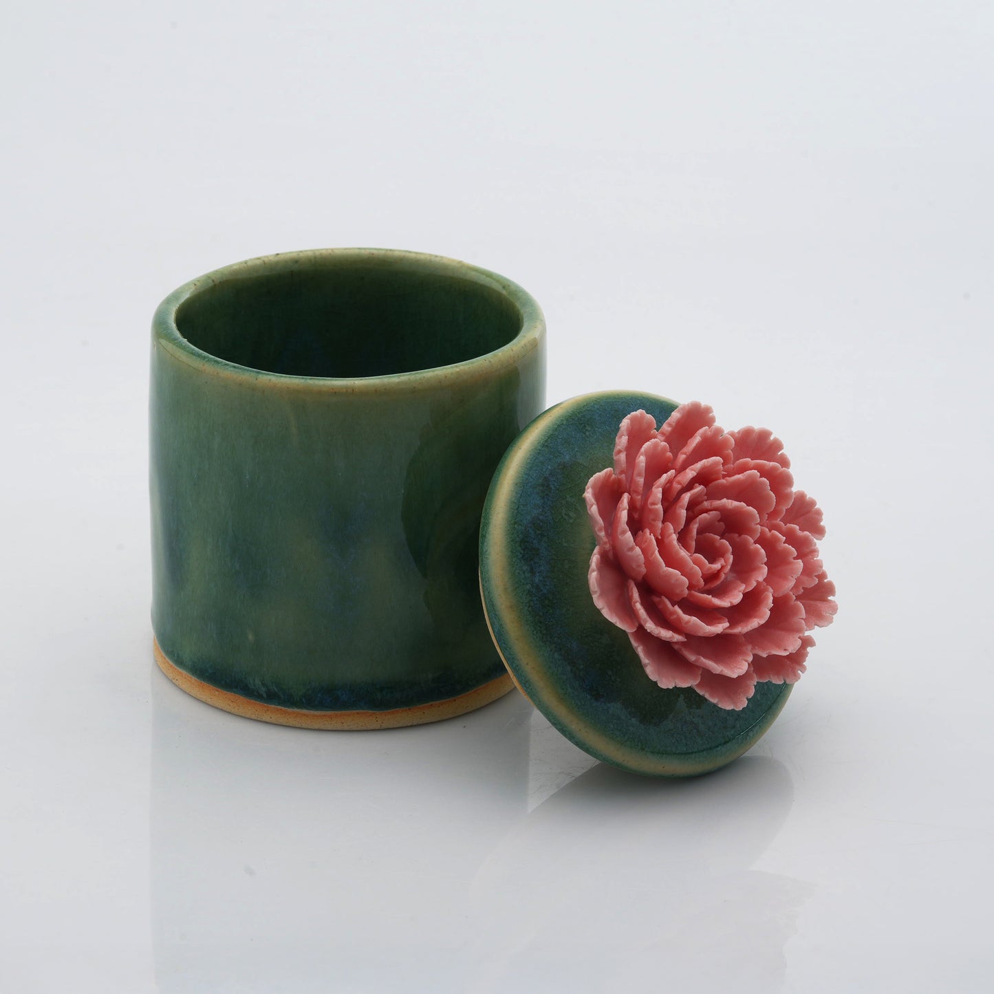 Peony Flower Candle Jar