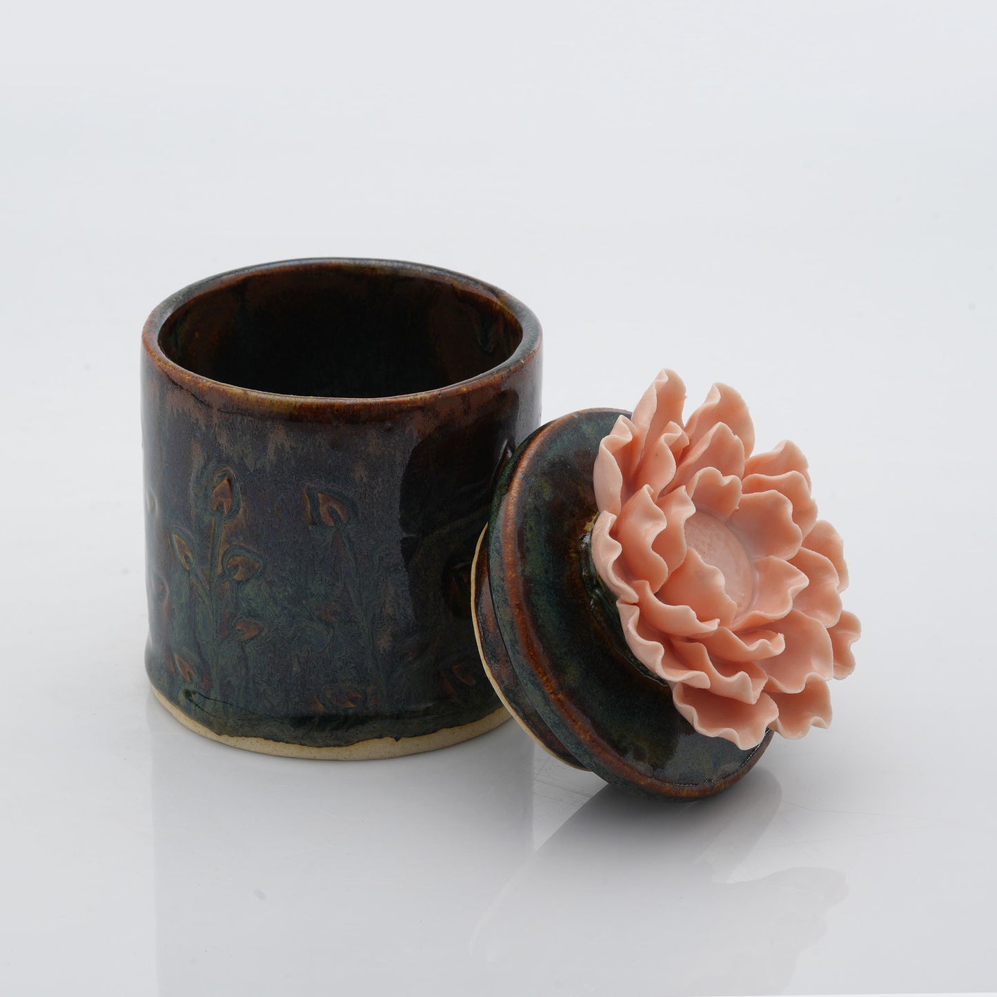 Peony Flower Candle Jar