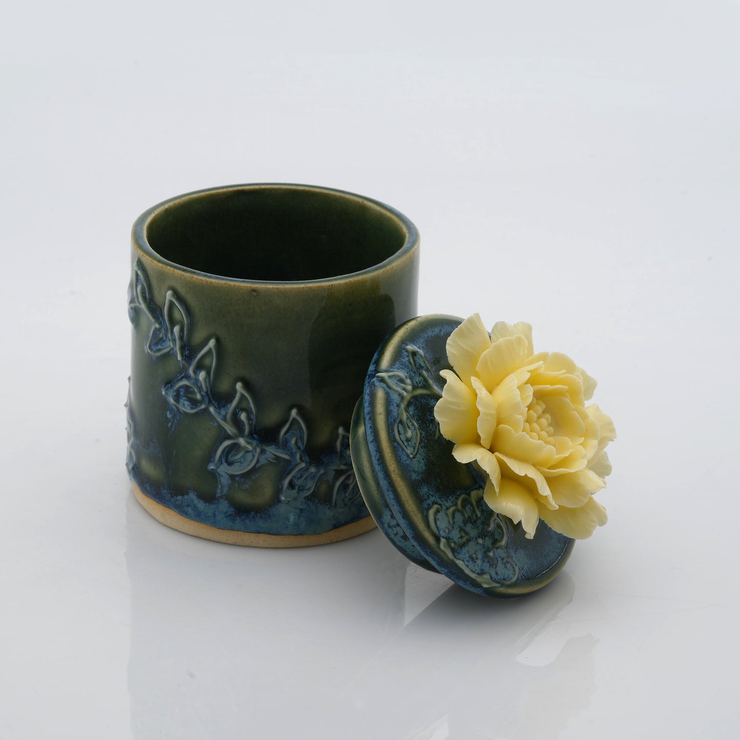 Peony Flower Candle Jar