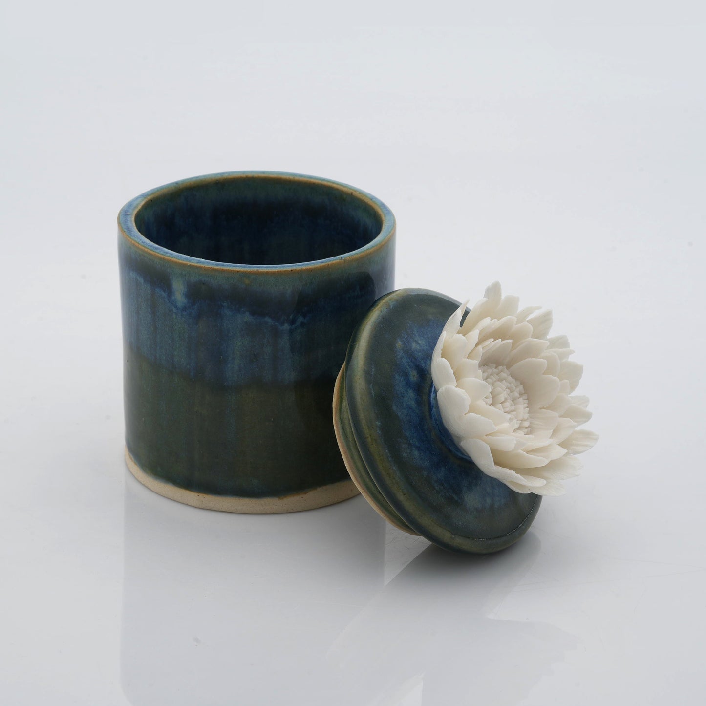 Peony Flower Candle Jar