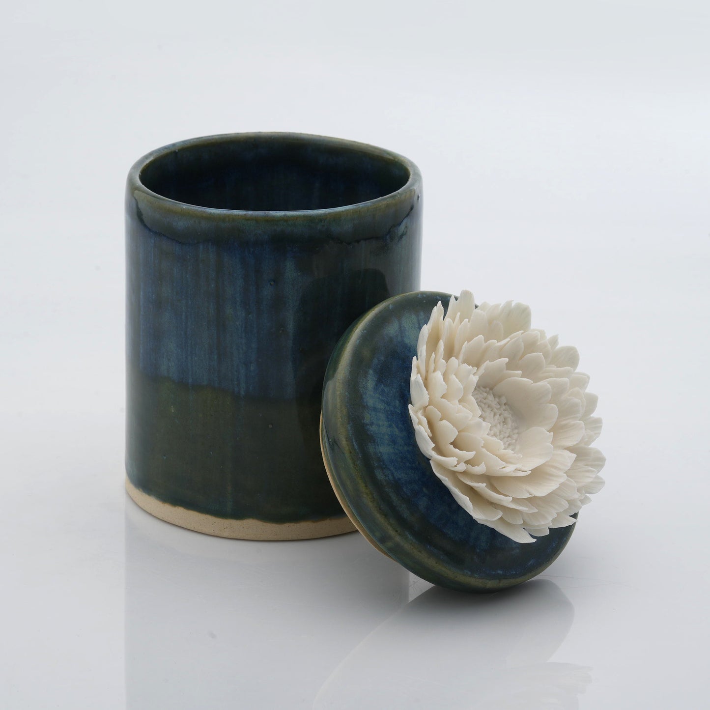 Peony Flower Candle Jar