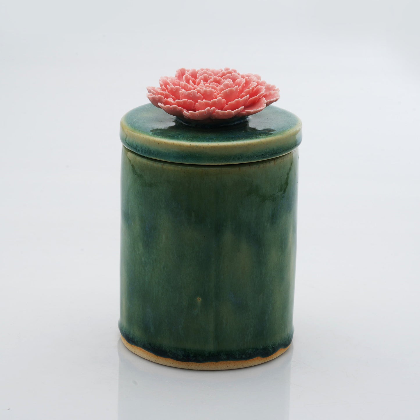 Peony Flower Candle Jar