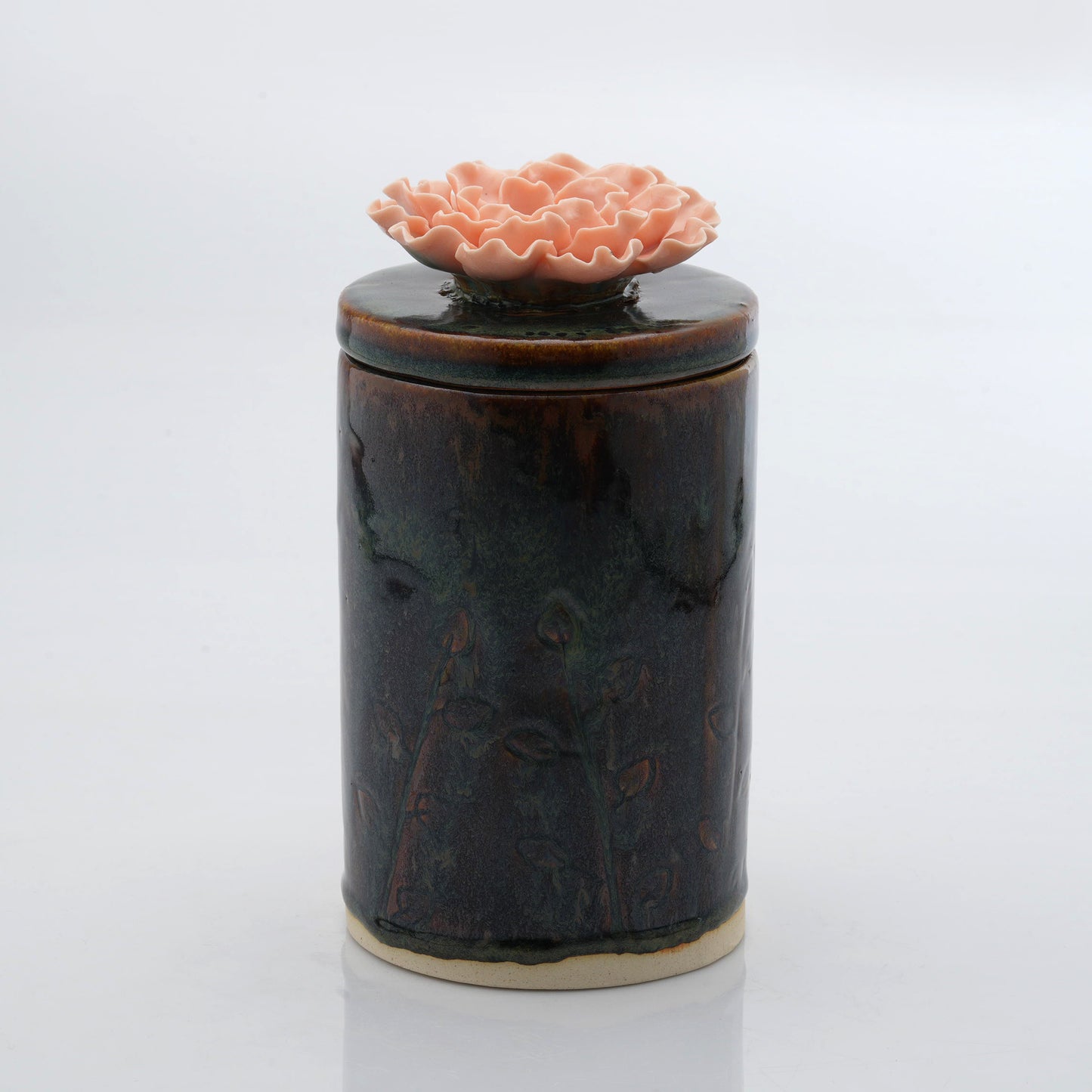 Peony Flower Candle Jar