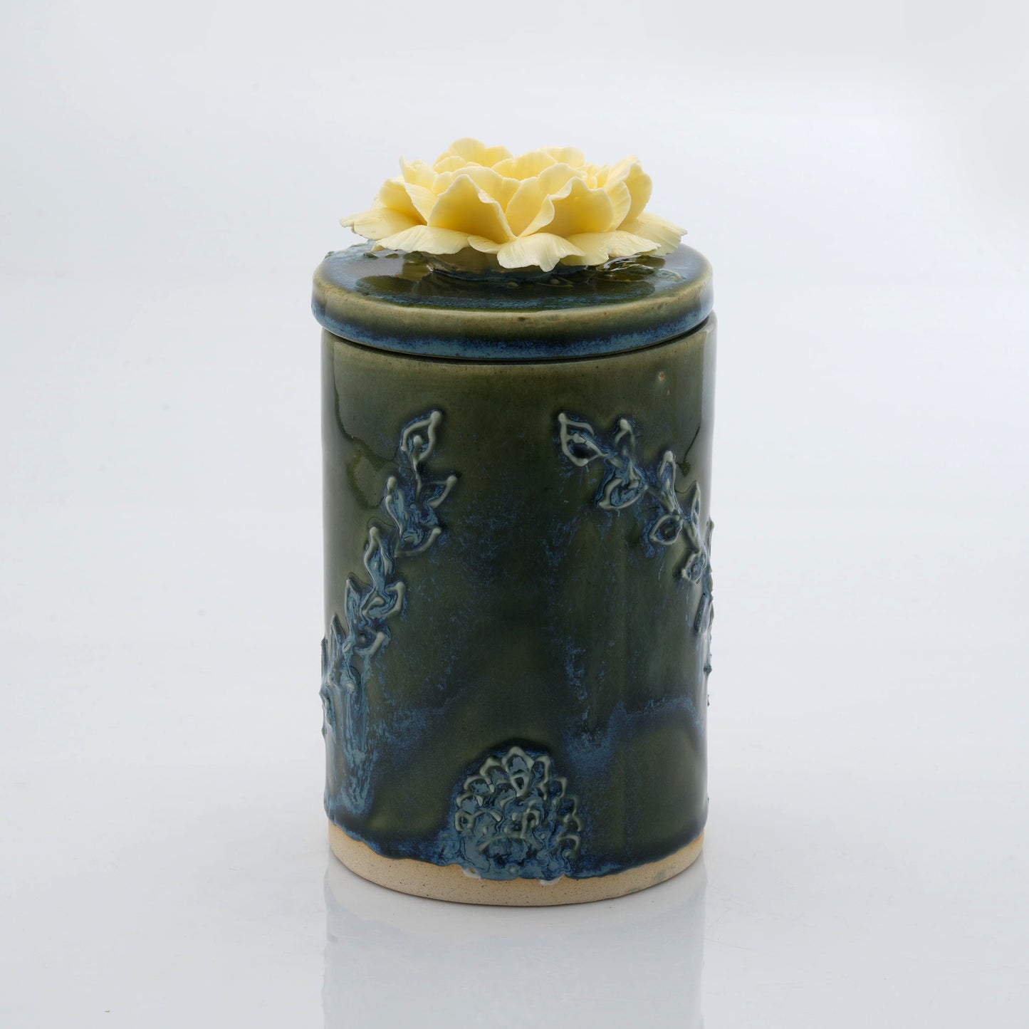 Peony Flower Candle Jar