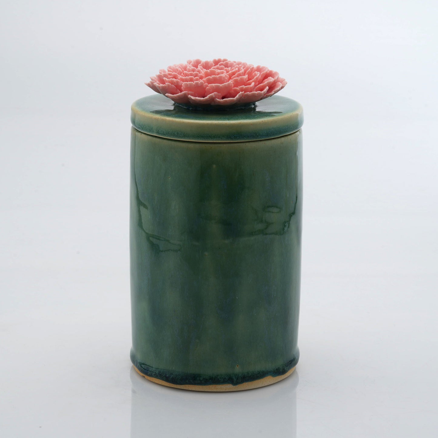 Peony Flower Candle Jar