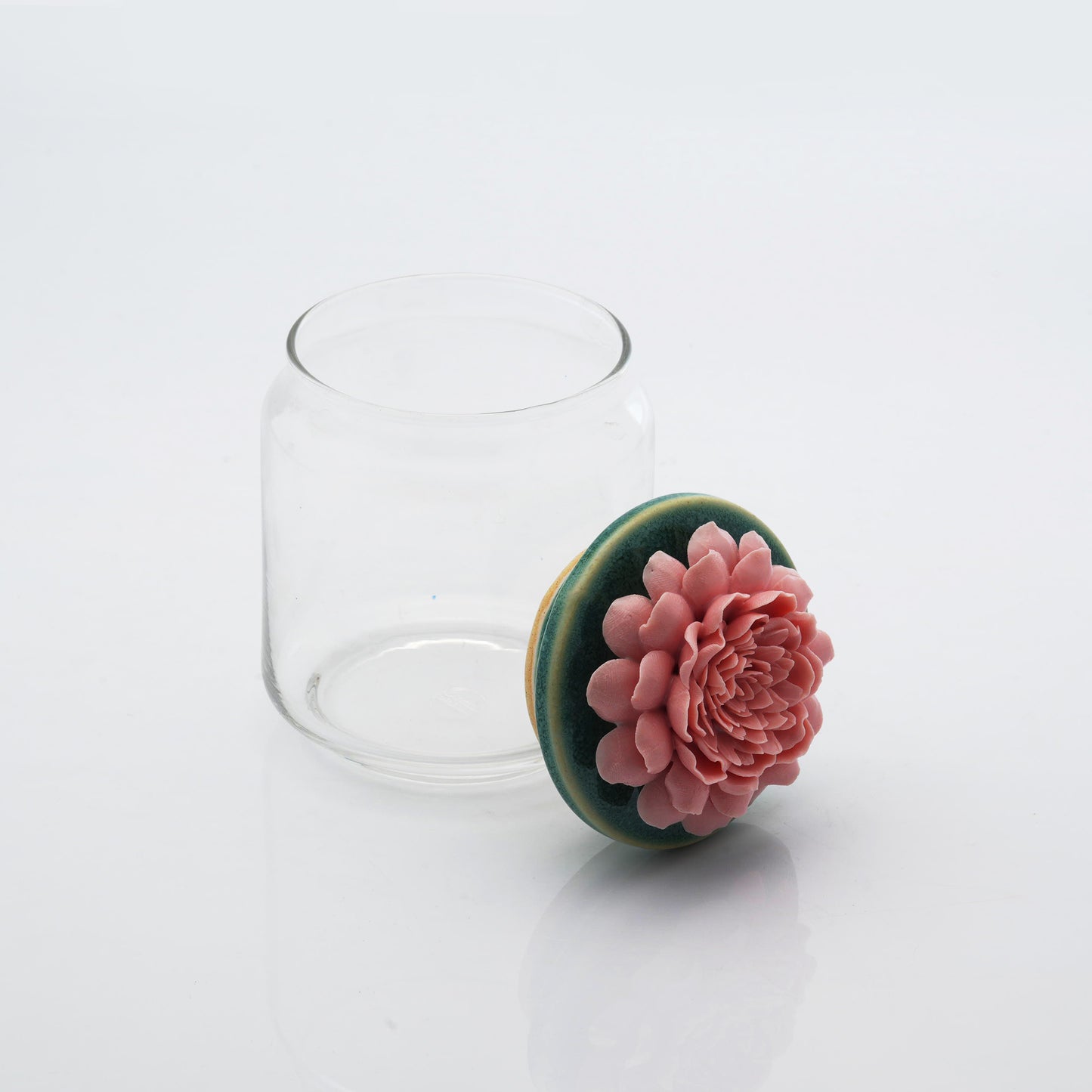 Gardenia Glass Candle Jar