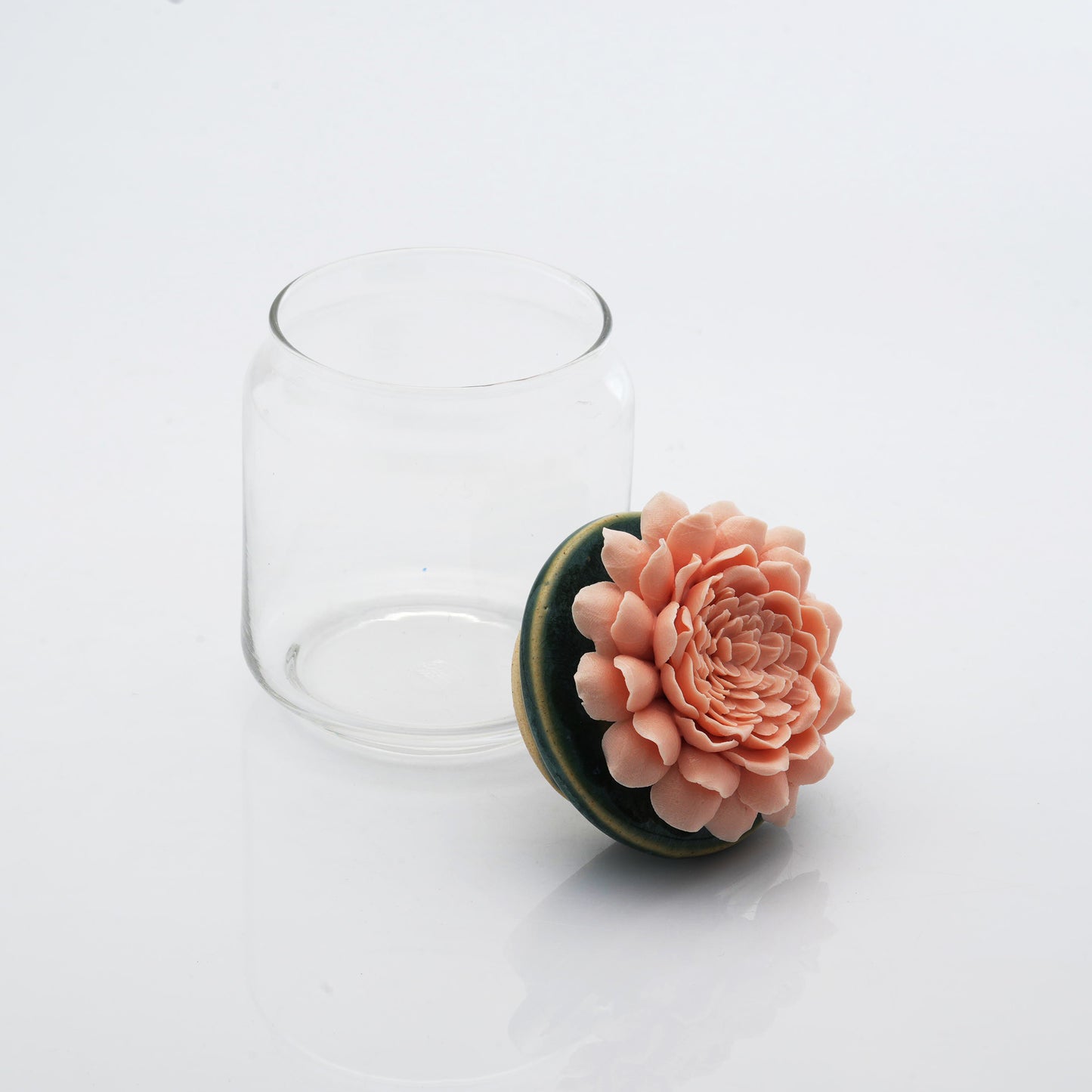 Gardenia Glass Candle Jar