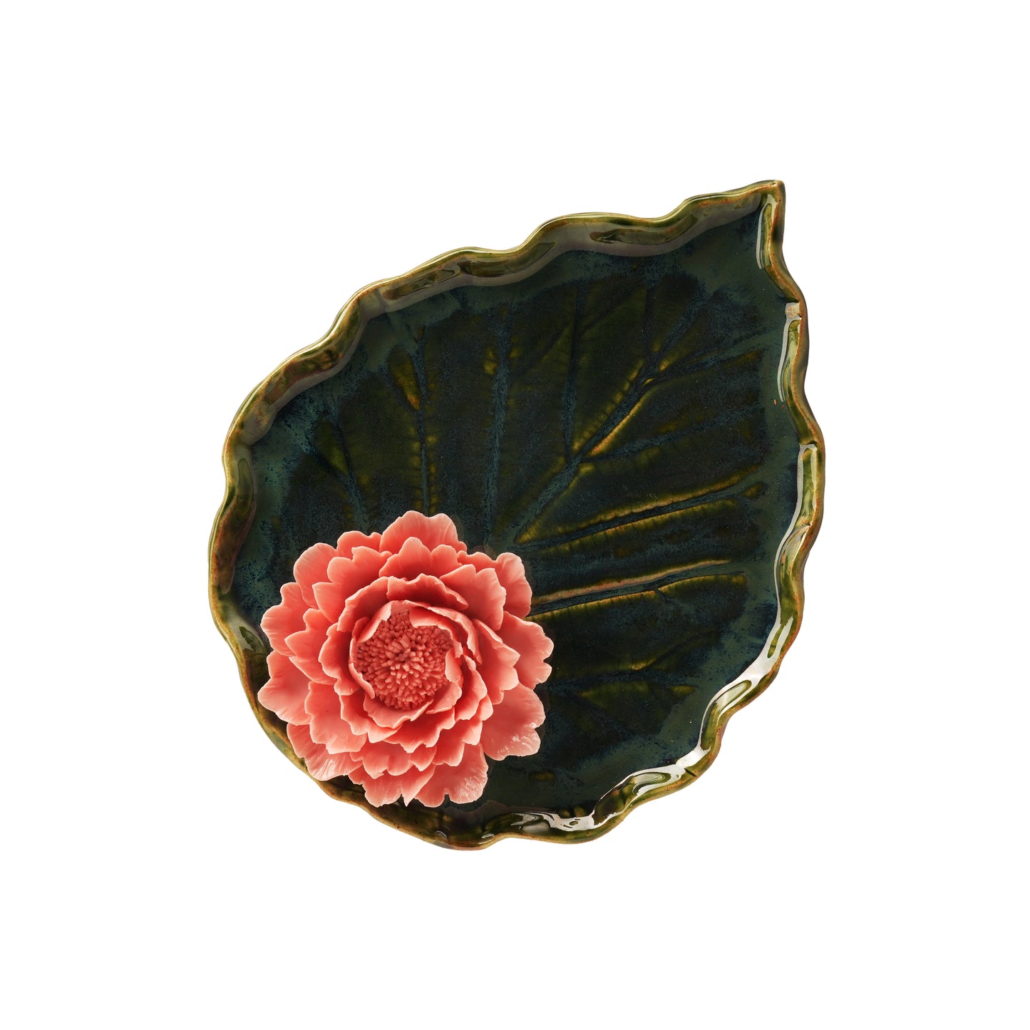 Peony Leaf Plate