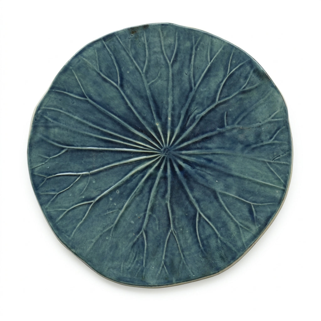 Midnight Leaf Plate