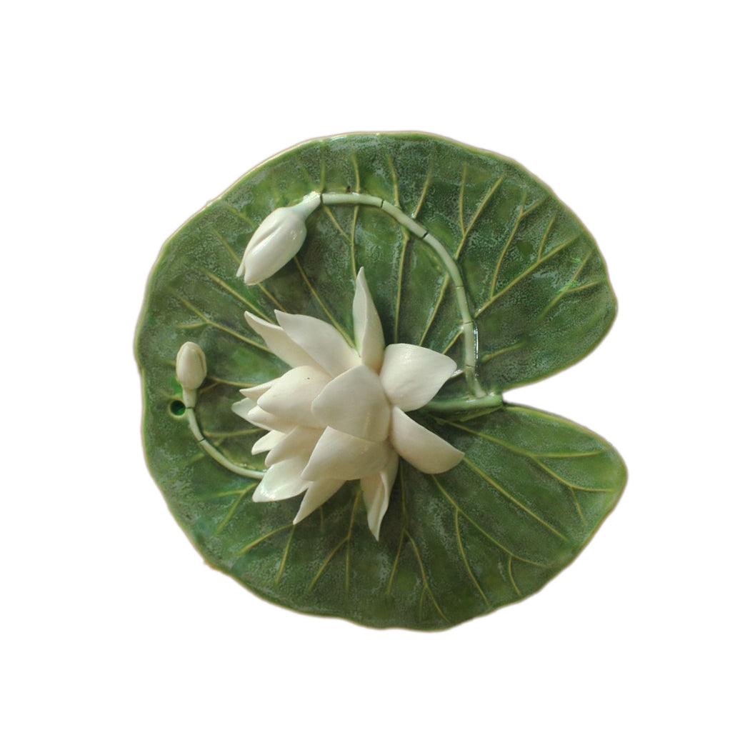 Brahma Kamal Pure Wall Flower Plate