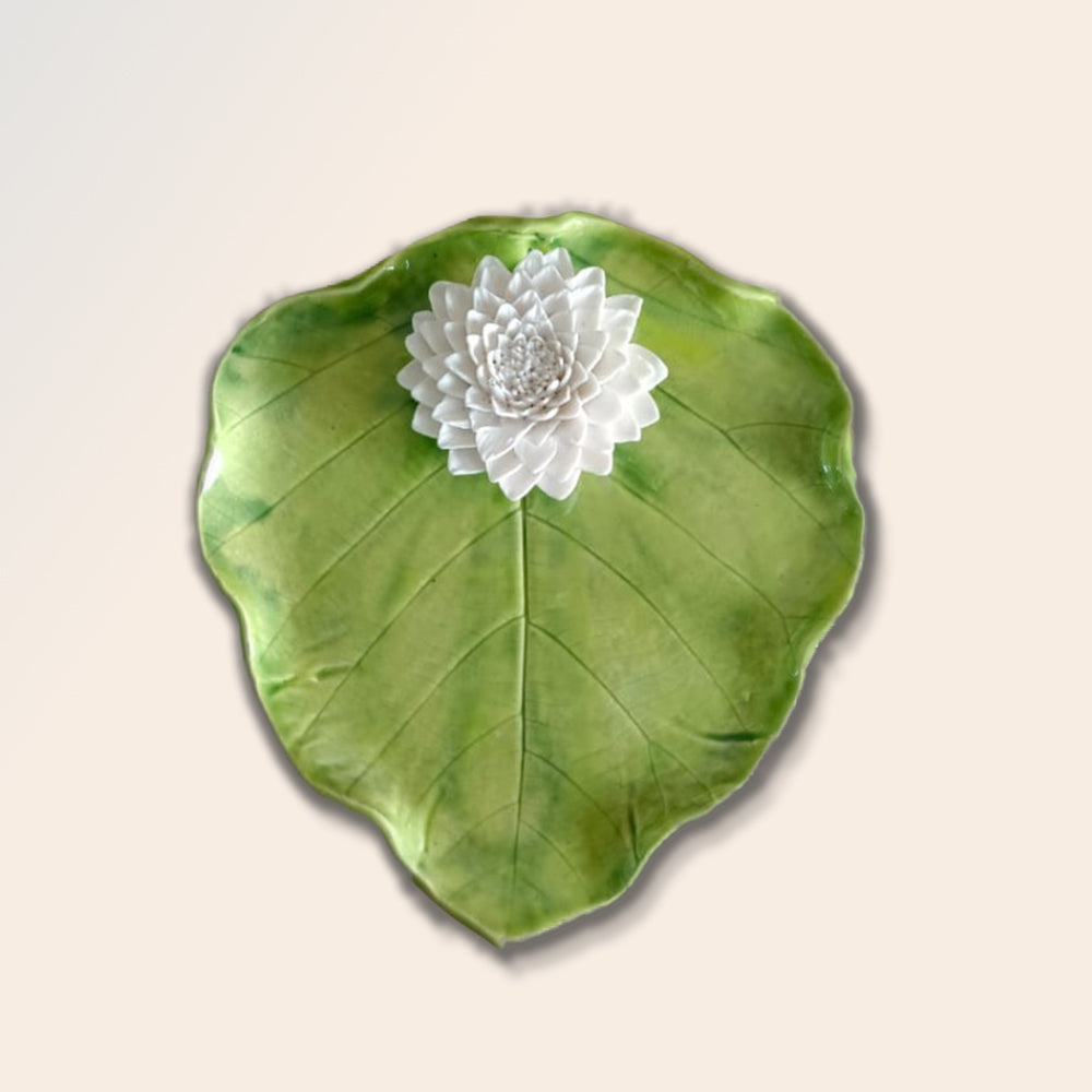 Dahlia Leaf Plate