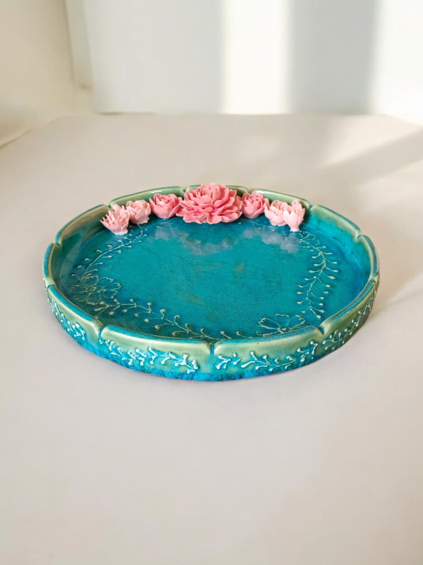 Peony Platter