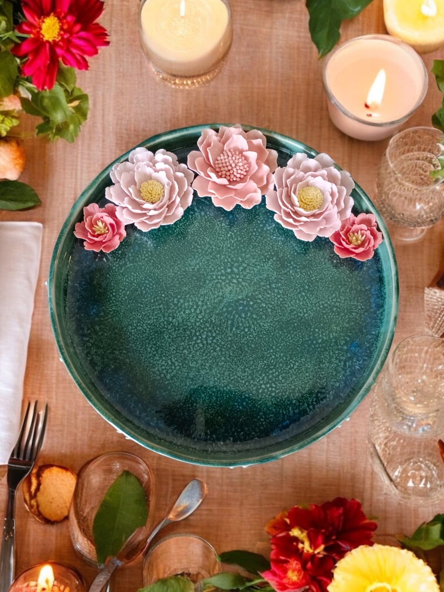 Peony Platter
