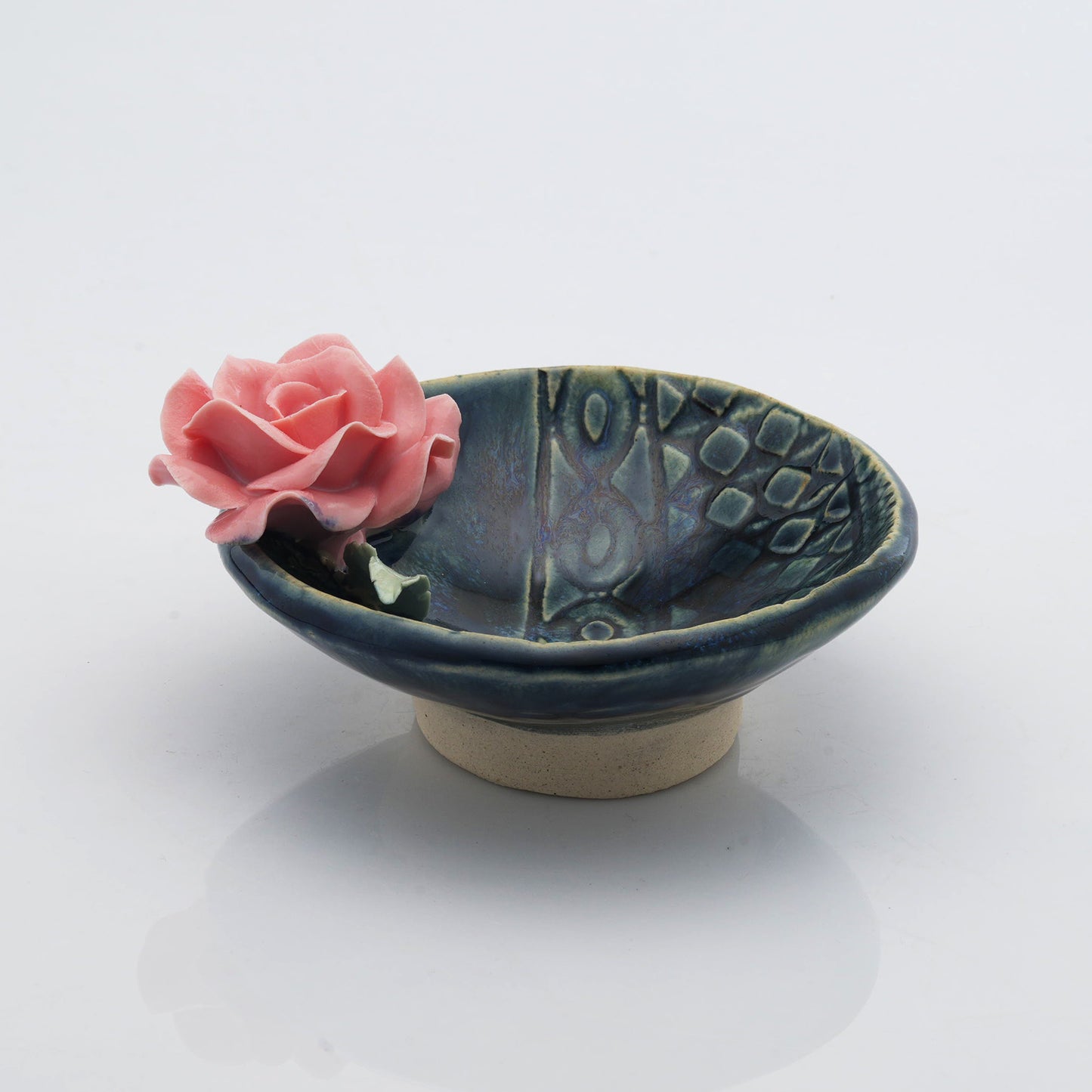 Rose Flower Crystal & Oil Holder