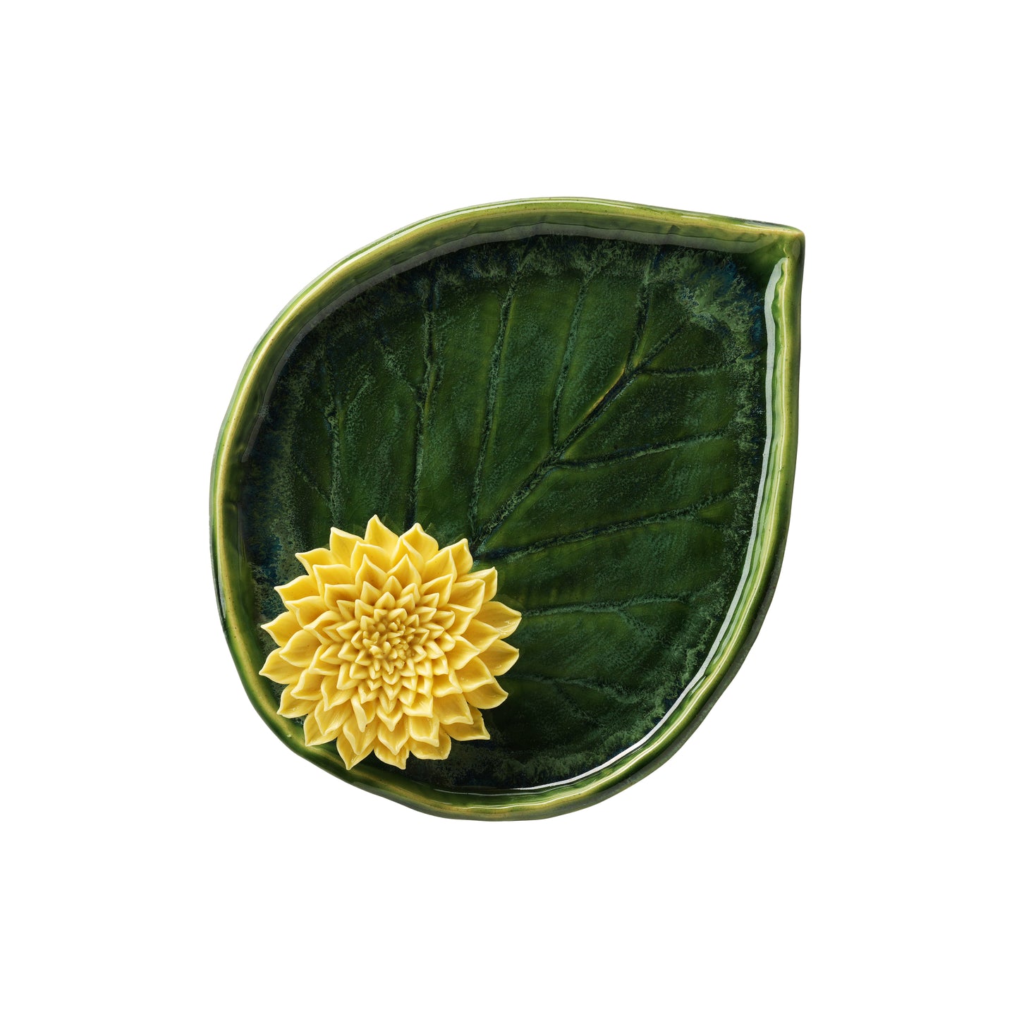 Dahlia Leaf Plate