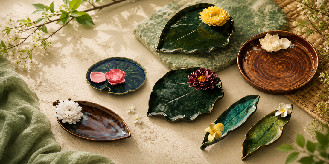 Why are Leaf-Shaped Ceramic Plates Trending in Modern Indian Home Décor?