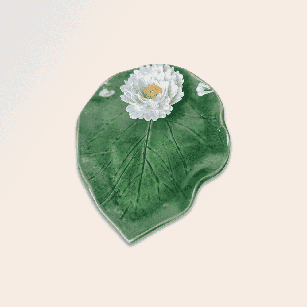 Peony Leaf Plate