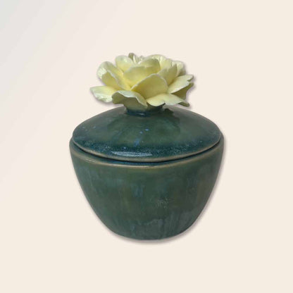 Gardenia Flower Candle Jar