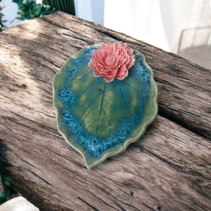 Peony Leaf Plate
