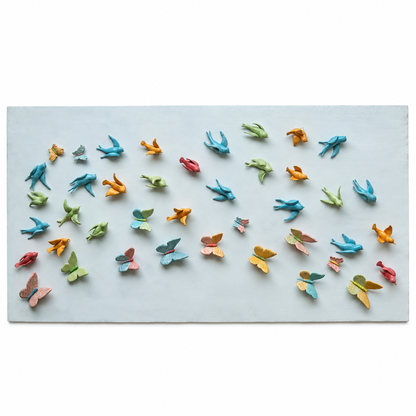 Bird & Butterfly Wall Art
