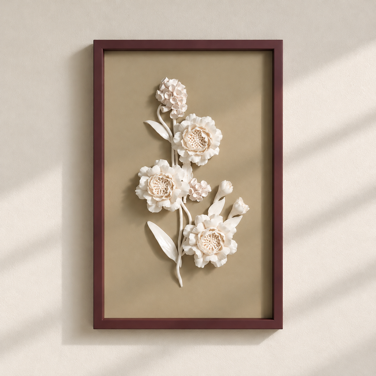 Floral Cluster Wall Frame