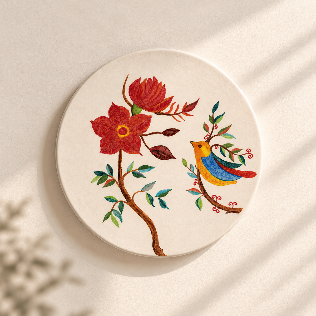Songbird Garden Decorative Wall Plate
