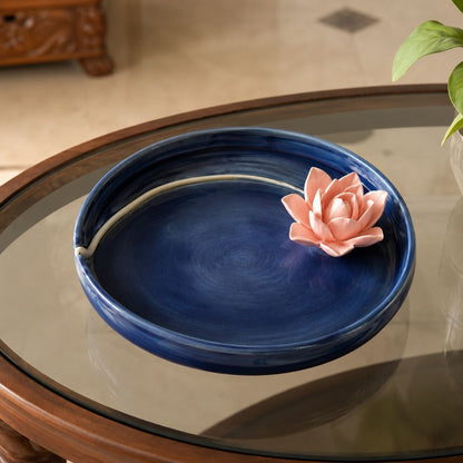 Midnight Lotus Pooja Thali