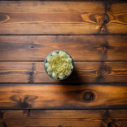 Gardenia Flower Candle Jar