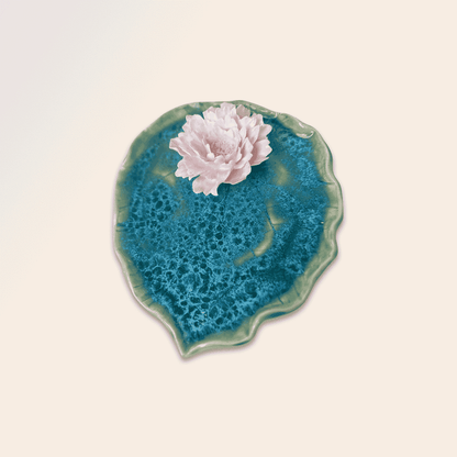 Peony Leaf Plate