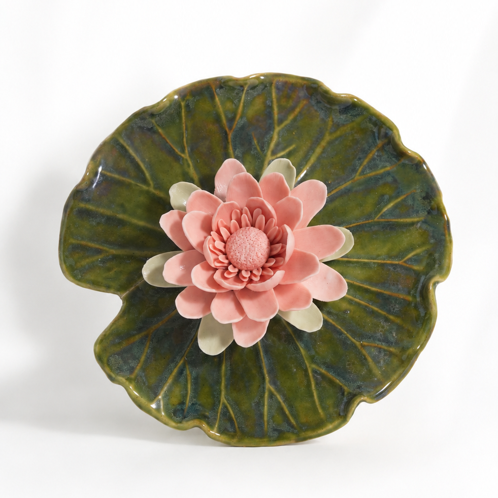 Sacred Petal Wall Flower Plate