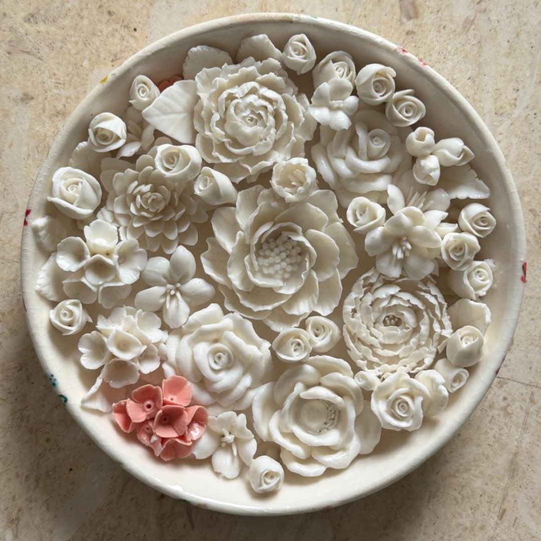 Painted Bloom Flower Tub