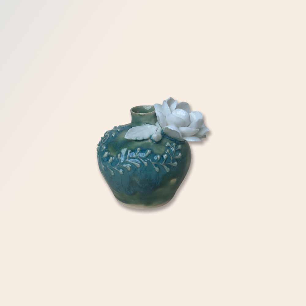 Floral Oil Bottle