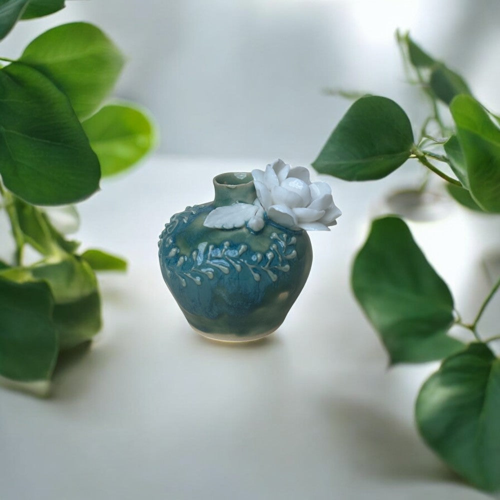 Floral Oil Bottle